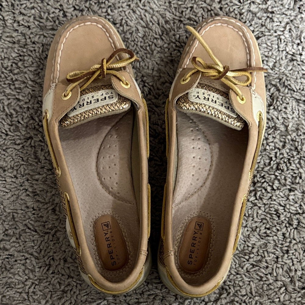 Sperry Women's Tan Moccasins